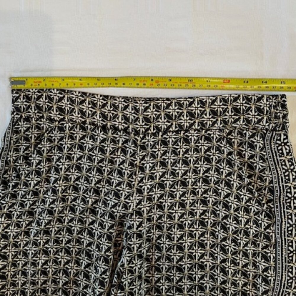 MAX STUDIO | Ankle Palazzo Pants Pull On Elastic Back Waist 30”x24” - Picture 8 of 14